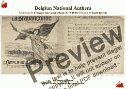 page one of Belgian National Anthem (La Brabanconne) for Brass Quintet (MFAO World National Anthem Series)