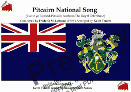 page one of Pitcairn Islands National Anthem for Brass Quintet (MFAO World National Anthem Series)