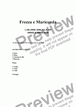 page one of Frezza & Mariconda: II. Vague portraits of love and struggle