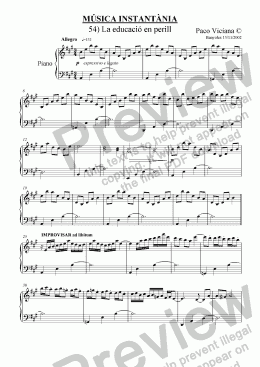 page one of 164-Música Instantània (54-La educació en perill)