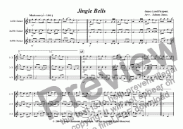 page one of Jingle Bells   (3 Bb Clarinets)