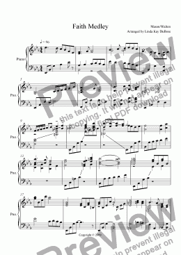 page one of Faith Medley