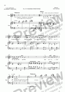 page one of Mr Majeika  Vocal Score  (20 of 22)