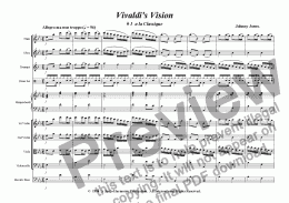 page one of #1 a la Classique  "Vivaldi's Vision"  (Orchestral Pop)