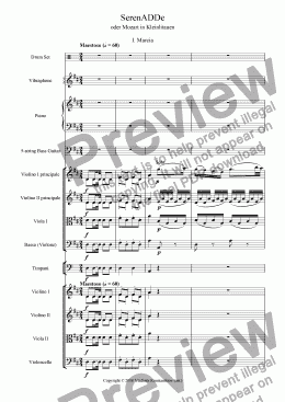 page one of SerenADDe, oder Mozart in Kleinlitauen I