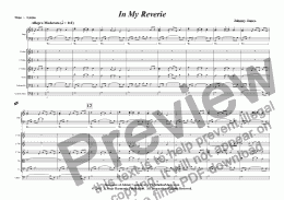 page one of In My Reverie  (String Orchestra)