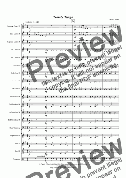 page one of Tromba Tango (Brass Band)