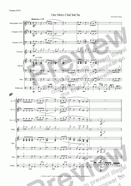 page one of One More ChaChaCha (CO3/Score & Parts)