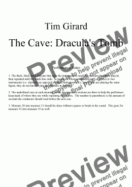 page one of The Cave: Dracula's Tomb