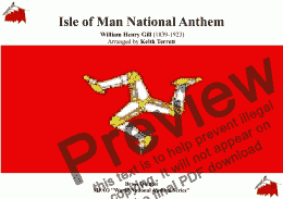 page one of Isle of Man (Manx) National Anthem for Brass Quintet (MFAO World  National Anthem Series)