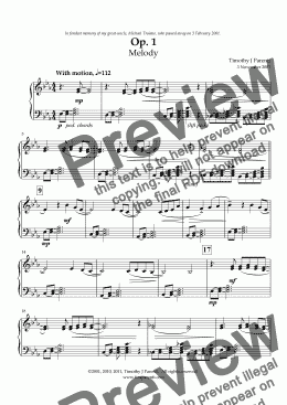 page one of Op. 1