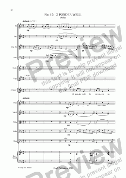 page one of Beggar's Opera - No. 12 & 13