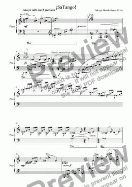 page one of SaTango [piano]