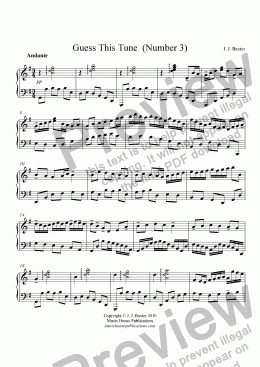 page one of Guess This Tune #3