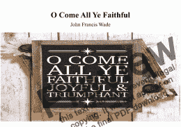 page one of O Come All Ye Faithful for Violin, Viola & Cello
