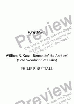 page one of William & Kate - Romancin’ the Anthem!