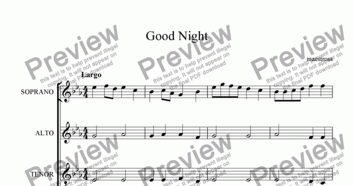 A cappella - Download Sheet Music PDF file