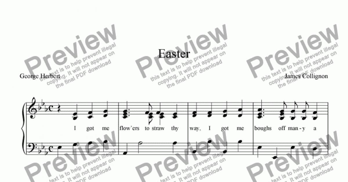 Easter - Download Sheet Music PDF file
