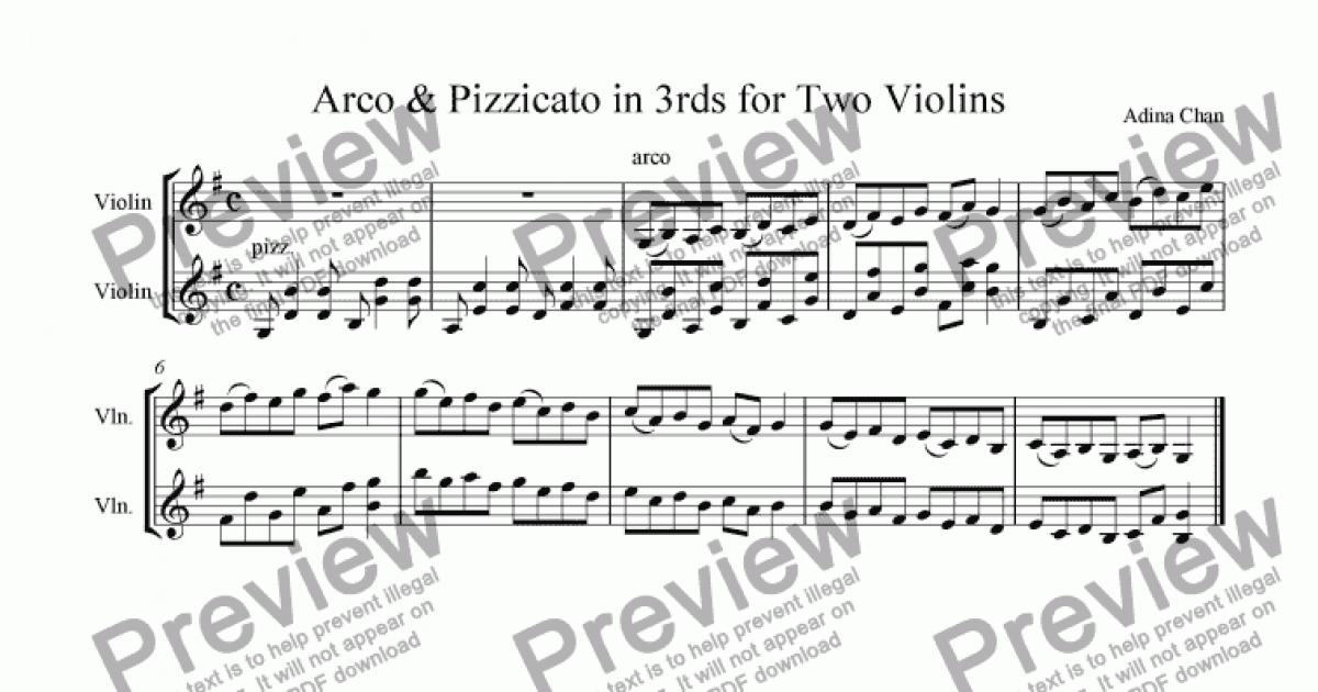 pizzicato violin