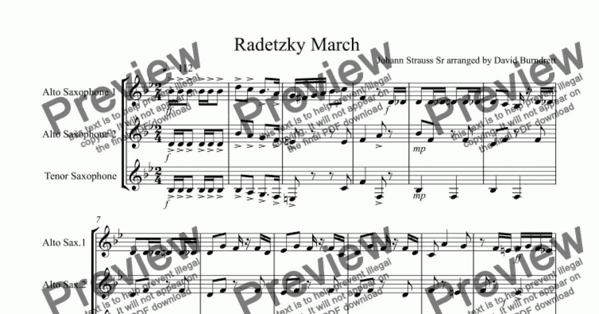 radetzky march 4 hands pdf