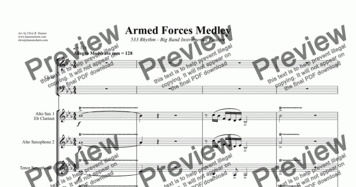 armed forces medley instrumental