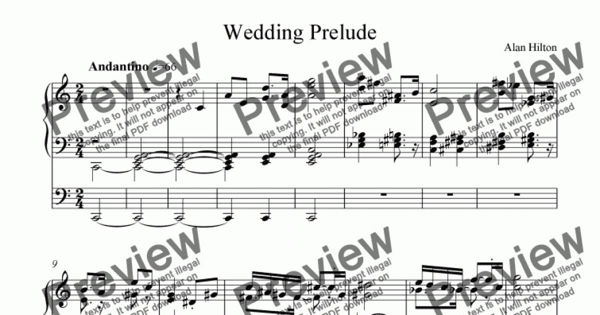 Wedding Prelude No. 1 Download Sheet Music PDF file