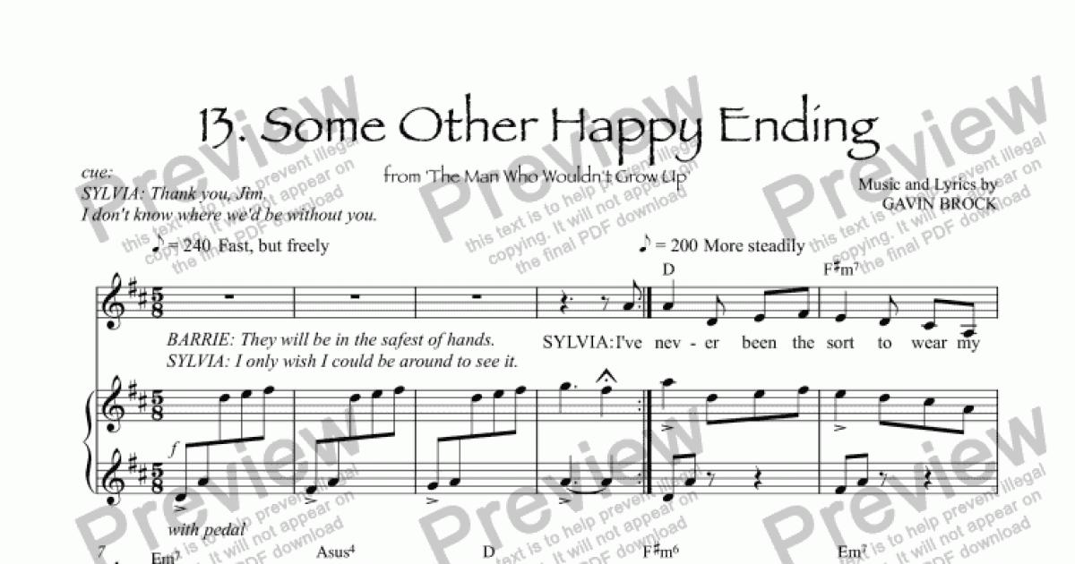 13 Some Other Happy Ending Download Sheet Music Pdf File