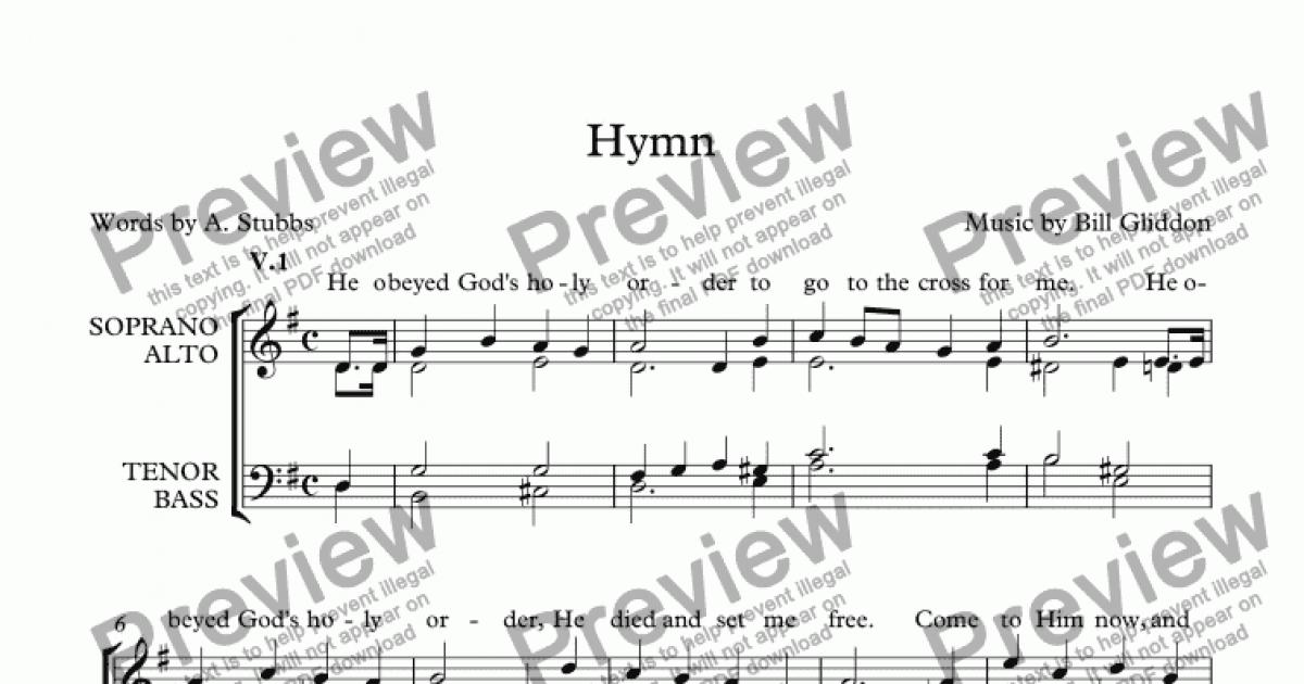 Hymn - Download Sheet Music PDF file