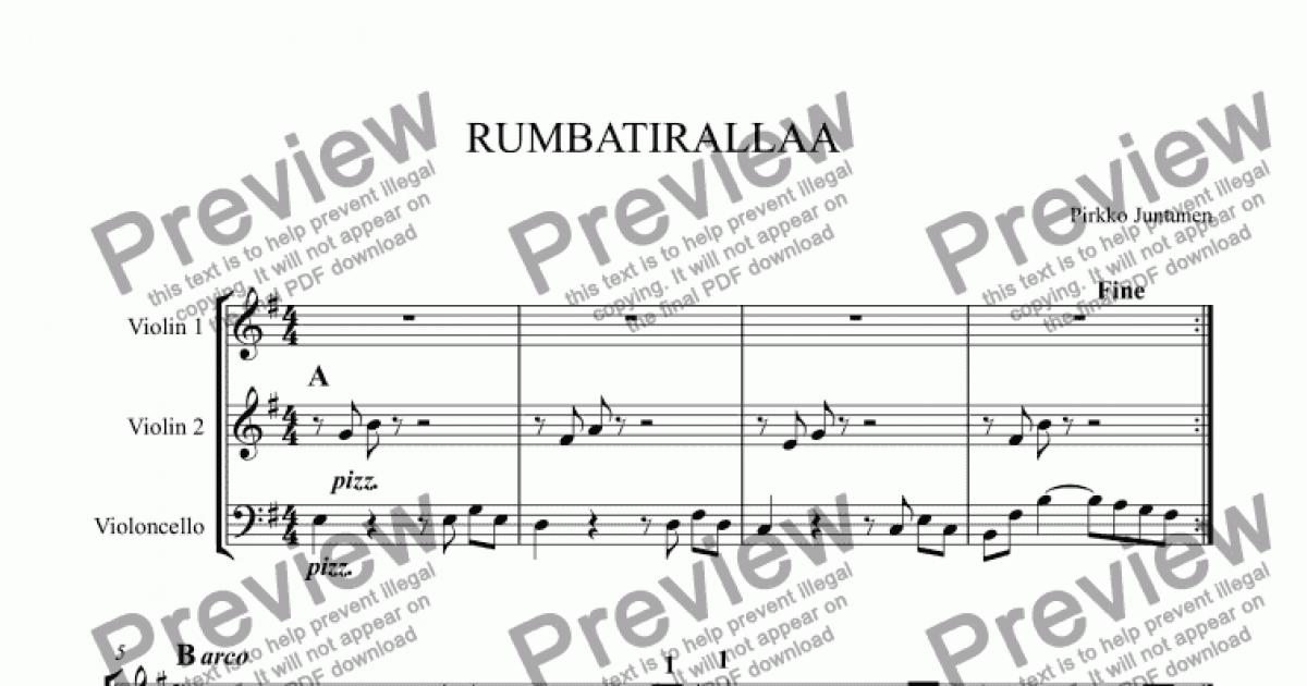 RUMBATIRUMBA - Download Sheet Music PDF file