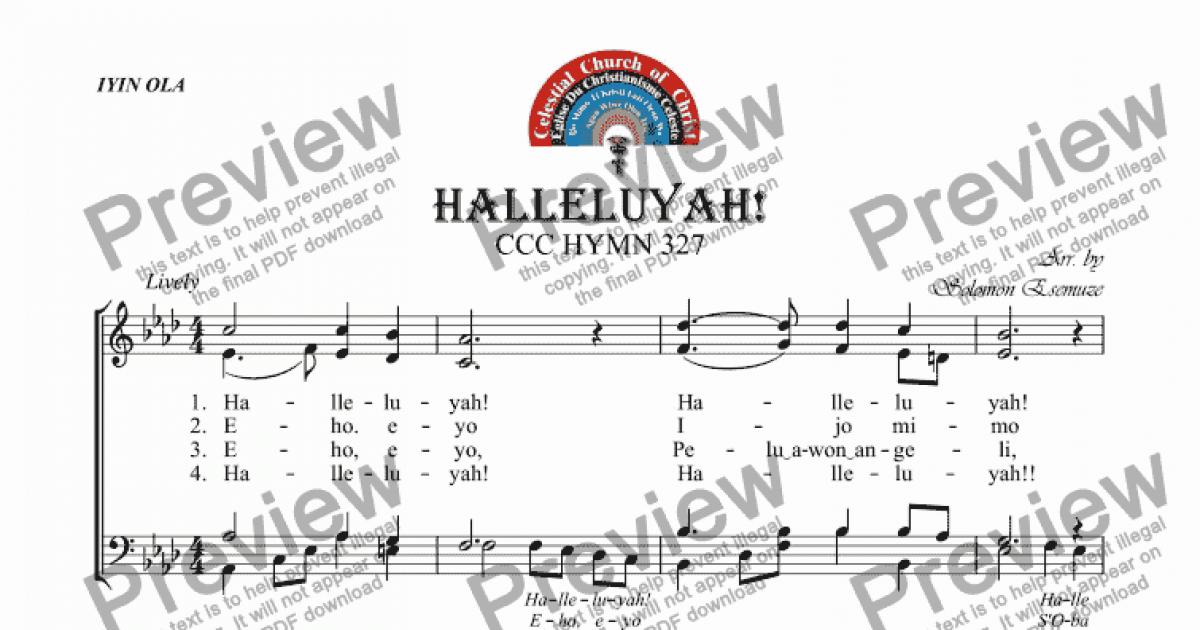 Hallelujah - Download Sheet Music PDF file