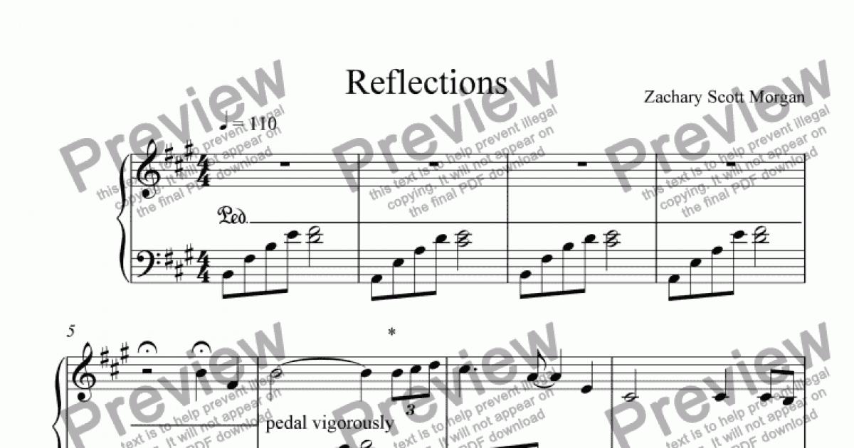 Reflections - Download Sheet Music PDF file