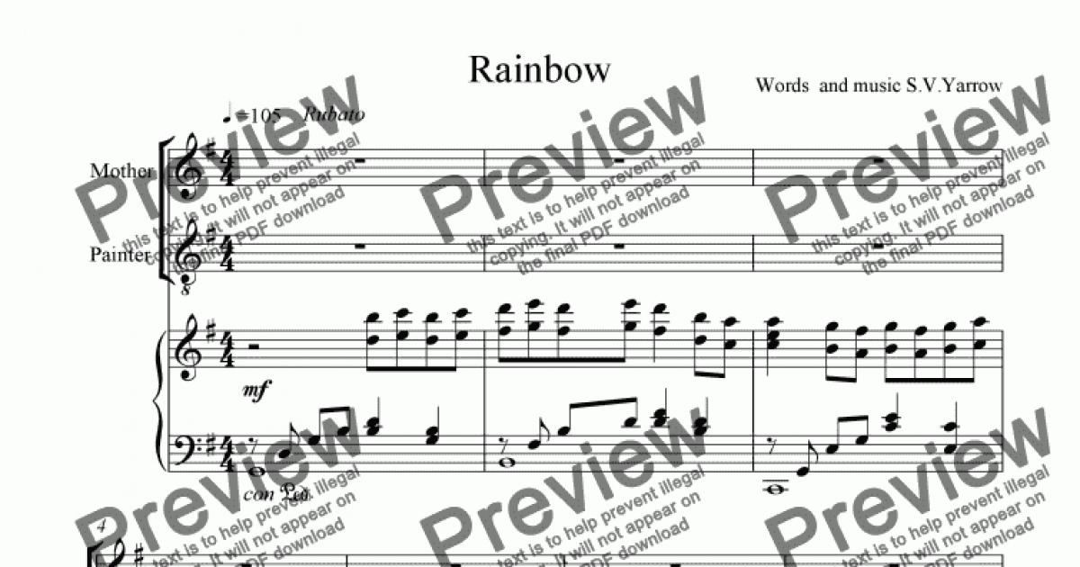 Rainbow - Download Sheet Music PDF file