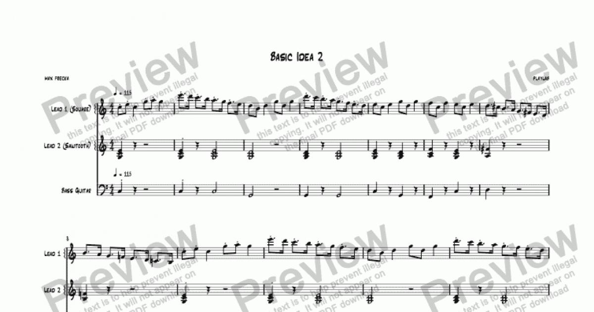 Basic Idea 2 - Download Sheet Music PDF file