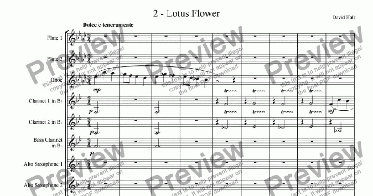 Lotus Flower Download Sheet Music PDF file