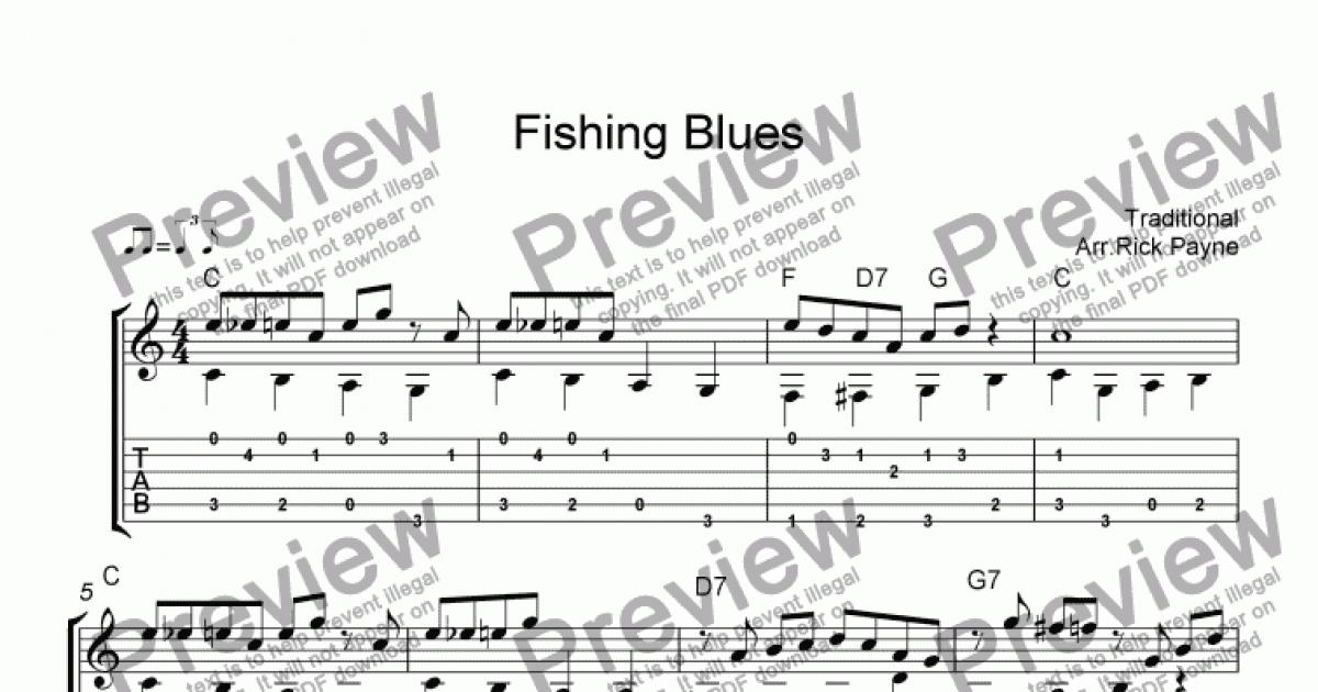 Fishing Blues - Download Sheet Music PDF file