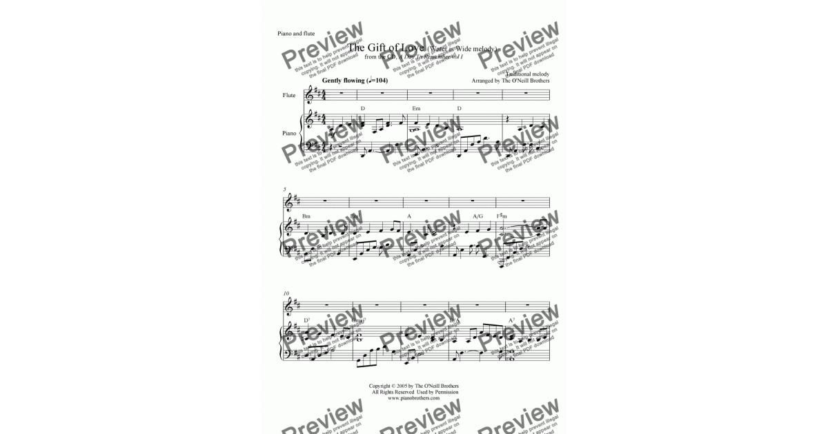 The Gift Of Love Download Sheet Music PDF file