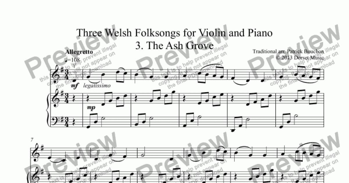 Rubinstein - Cracovienne for Violin and Piano for Solo Solo Violin + piano  by A. Rubinstein arr. Patrick Bouchon ©2017 Dorset Music - Sheet Music PDF