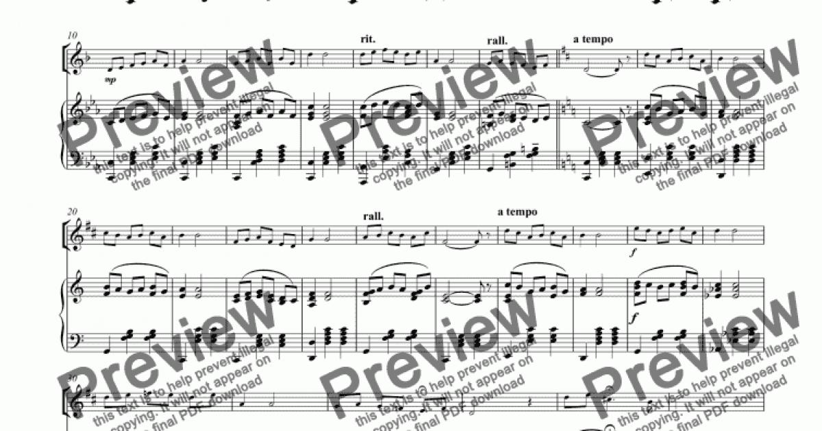 Super Mario Bros Theme For Clarinet In Bb And Piano By - Digital Sheet  Music For Easy Piano,Piano Duet,Piano A…