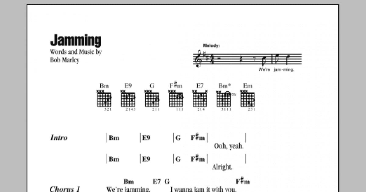 Jamming - Bob Marley - Guitar chords and tabs