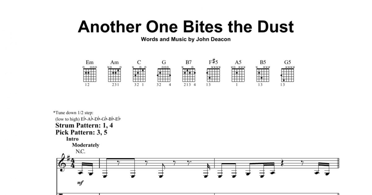 Queen - Another One Bites The Dust on a Single Guitar String + Tabs