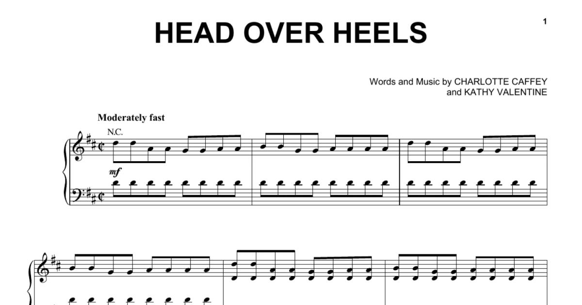 Head Over Heels – Tears For Fears - piano tutorial