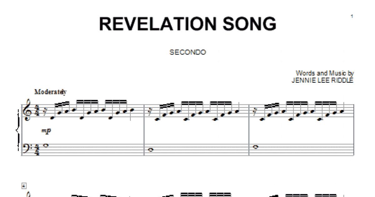 Revelation song - Jennie Lee Riddle Sheet music for Vocals (Choral