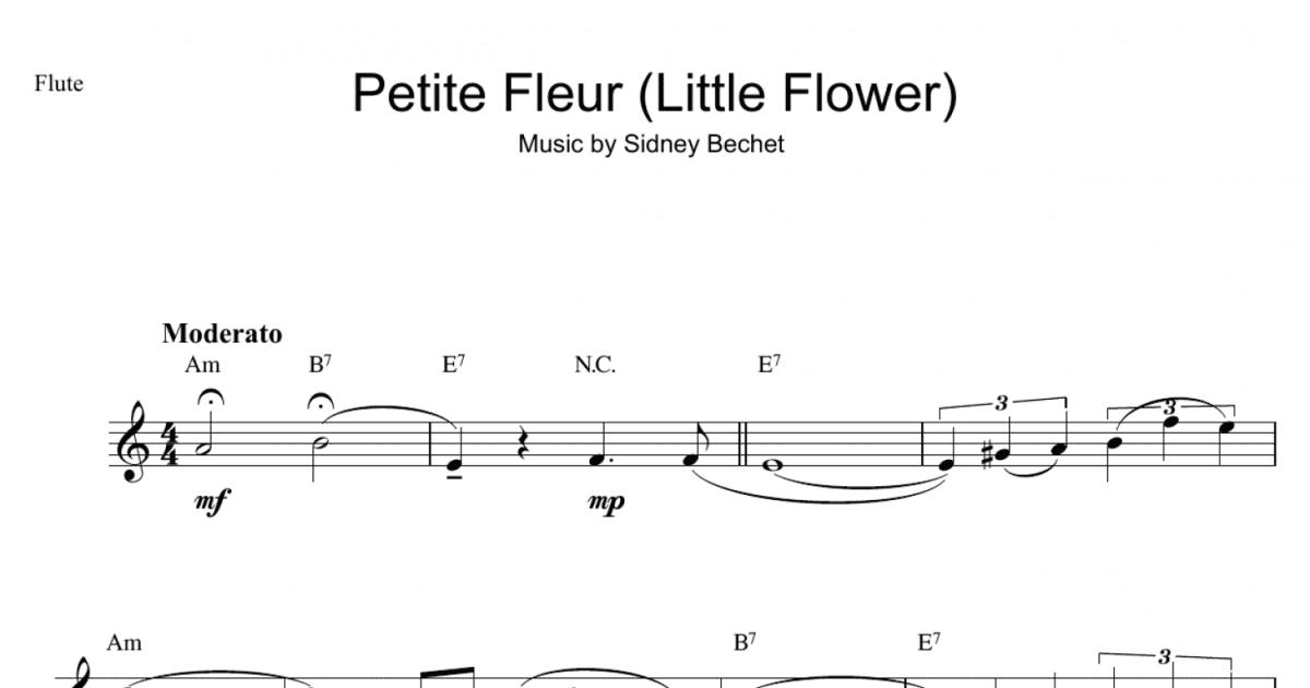 Fleur (Little Flower) (Flute Solo) Print Sheet Now