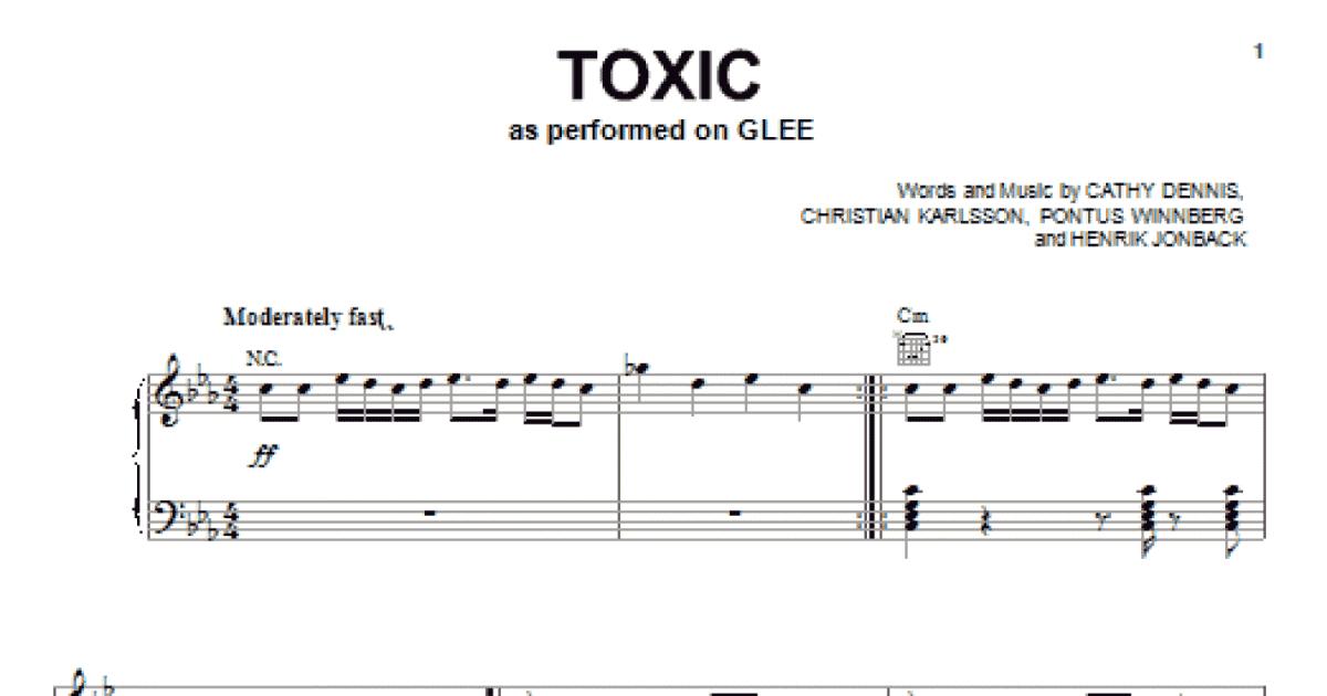 Super Partituras - Toxic v.4 (Cathy Dennnis, Christian Karlsson