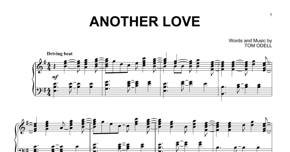 Another love – Tom Odell [EASY SOLO PIANO] Sheet music for Piano