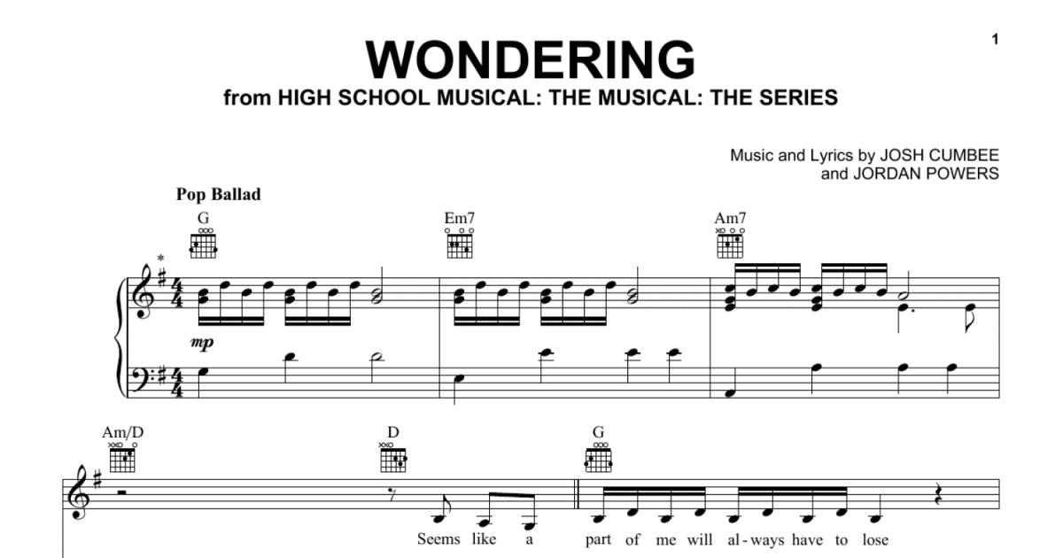 Wondering (tradução) - High School Musical: The Musical: The Series -  VAGALUME