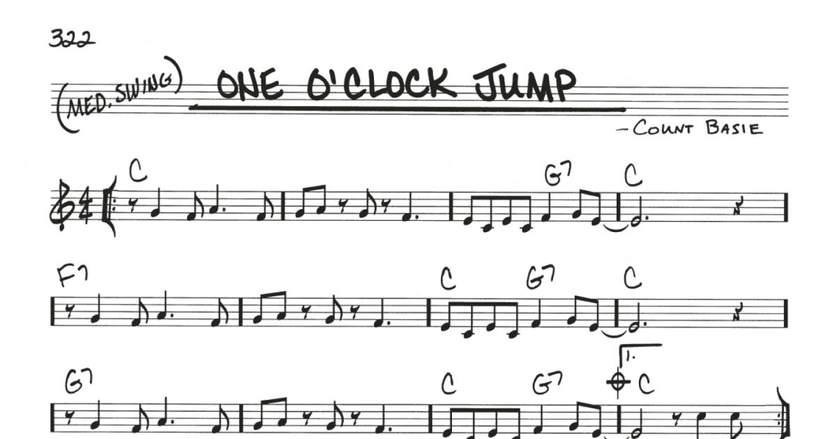 Music　–　Chords)　O'Clock　Sheet　Now　Melody　Jump　Book　(Real　One　Print