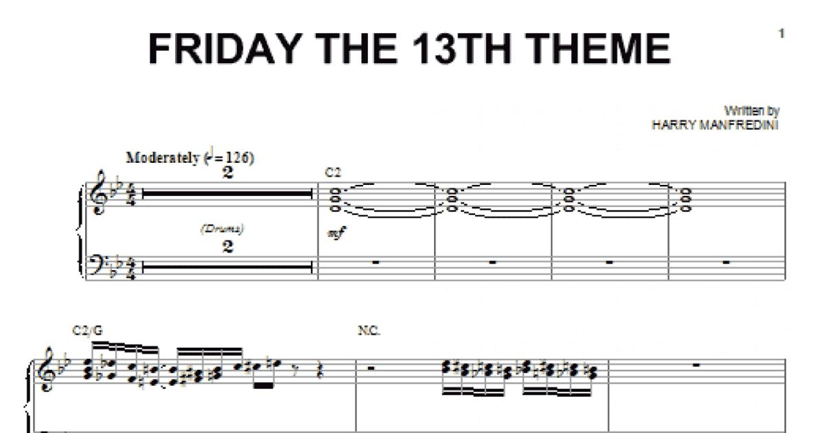 Free Friday The 13Th Theme by Misc Computer Games sheet music