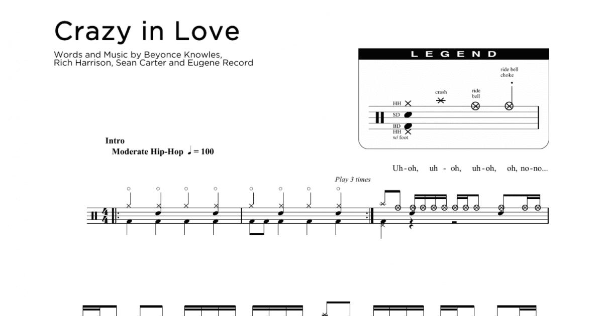 Crazy In Love (feat. Jay-Z) Sheet Music, Beyonce