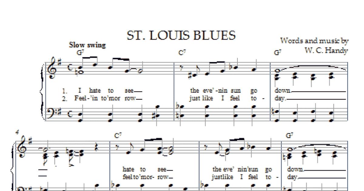 St. Louis Blues for flute ensemble